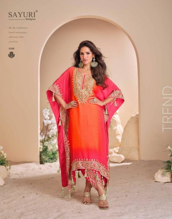 Sayuri Jhoomar Nx Designer Kaftan With Tulip Collection - Image 2