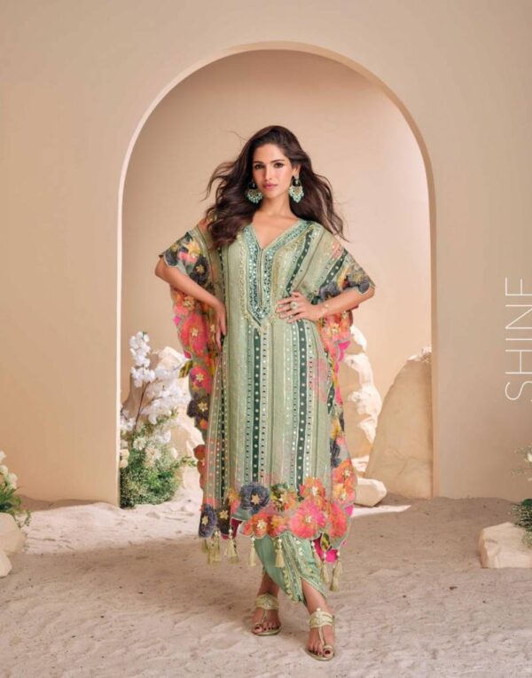 Sayuri Jhoomar Nx Designer Kaftan With Tulip Collection - Image 4