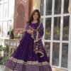 Luna Vol 26 Embroidered Georgette Gown With Dupatta Collection
