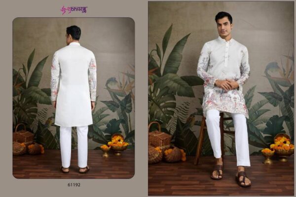Shubhvastra The Desi Edit Viscose Silk Embroidered Kurta Collection - Image 3