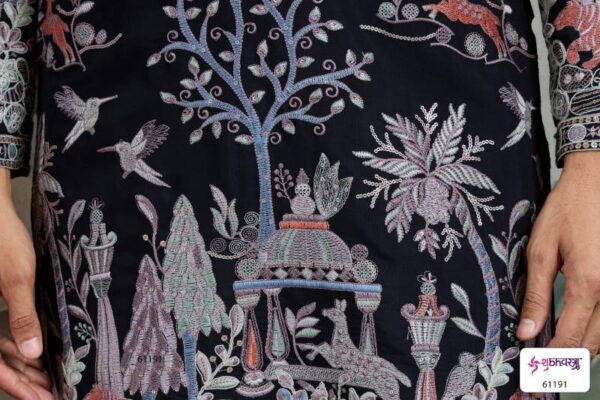 Shubhvastra The Desi Edit Viscose Silk Embroidered Kurta Collection - Image 4