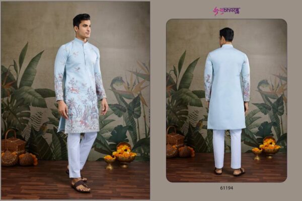 Shubhvastra The Desi Edit Viscose Silk Embroidered Kurta Collection - Image 7