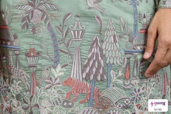 Shubhvastra The Desi Edit Viscose Silk Embroidered Kurta Collection - Image 9