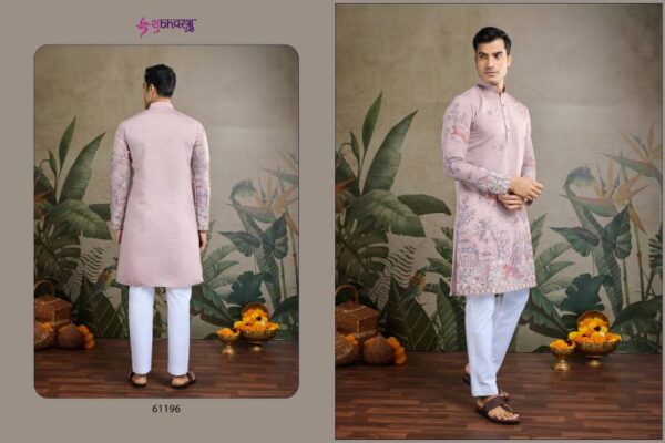 Shubhvastra The Desi Edit Viscose Silk Embroidered Kurta Collection - Image 12