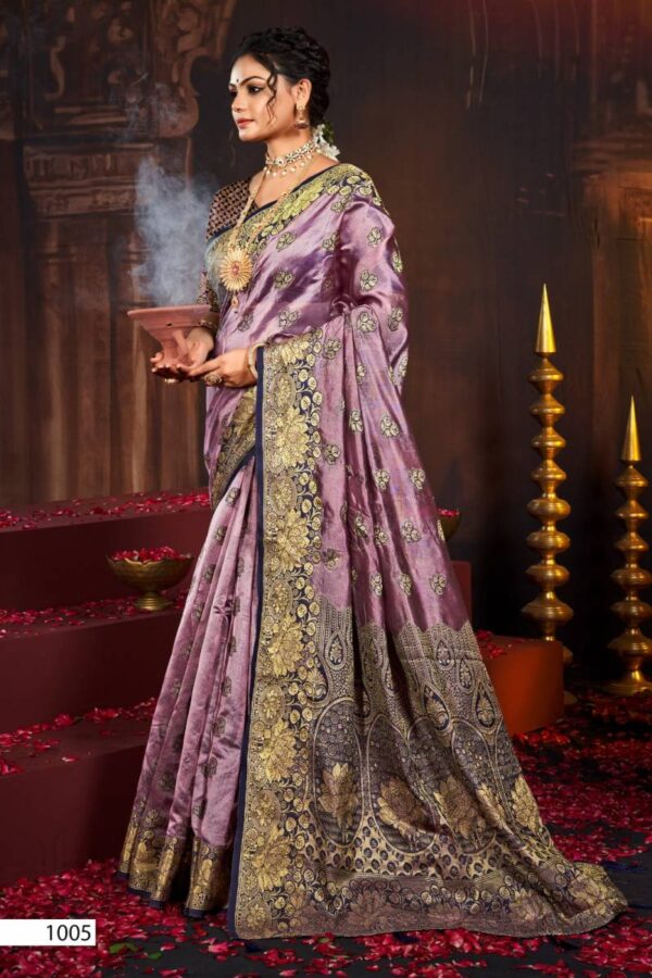 Saroj Tamasha Saroski Vol 4 Wedding Wear Organza Saree Collection - Image 7