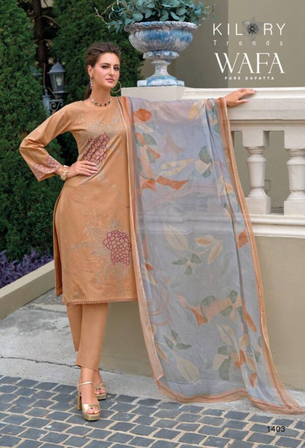 Kilory Wafa Lawn Cotton Digital Printed Salwar Kameez Collection - Image 4