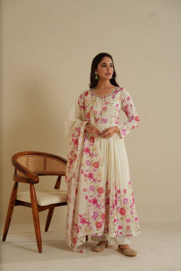 Tanyaa P 113 Cotton Printed Anarkali Style Kurta Sets Collection - Image 5
