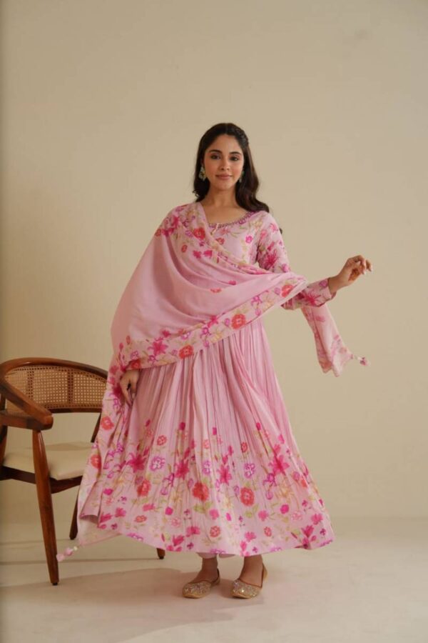 Tanyaa P 113 Cotton Printed Anarkali Style Kurta Sets Collection - Image 7