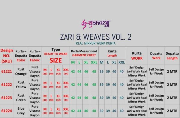 Shubhvastra Zari And Weaves Vol 2 Viscose Rayon Mens Kurta With Dupatta - Image 8