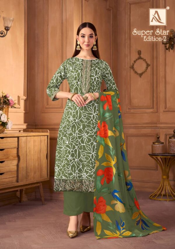 Alok Super Star Edition 2 Cambric Printed Dress Material Collection - Image 5