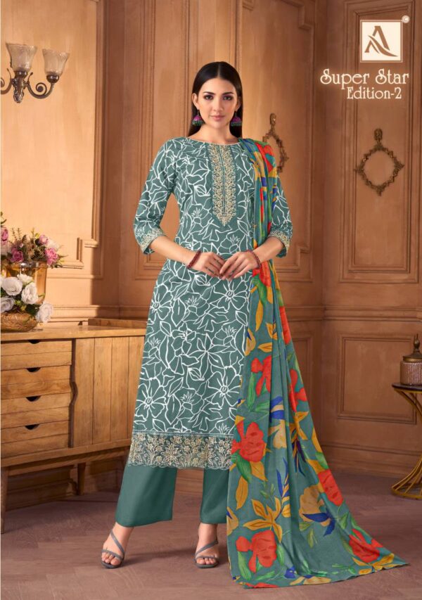 Alok Super Star Edition 2 Cambric Printed Dress Material Collection - Image 2