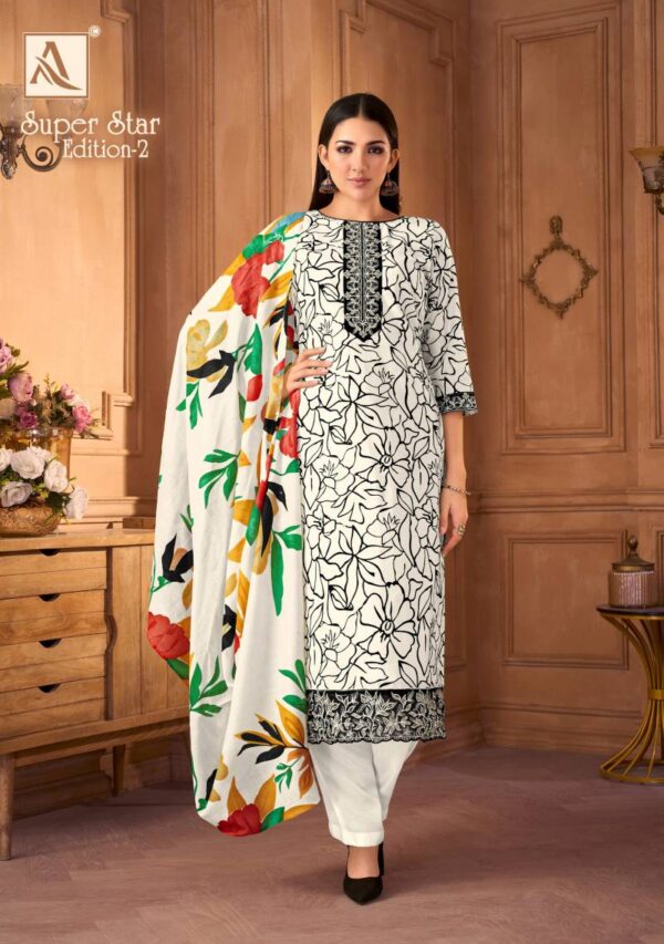 Alok Super Star Edition 2 Cambric Printed Dress Material Collection - Image 3