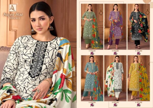 Alok Super Star Edition 2 Cambric Printed Dress Material Collection - Image 9