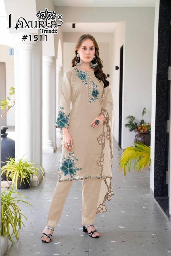 Laxuria Trendz 1511 Vichitra Tunic Ready Made Salwar Suit Collection - Image 2