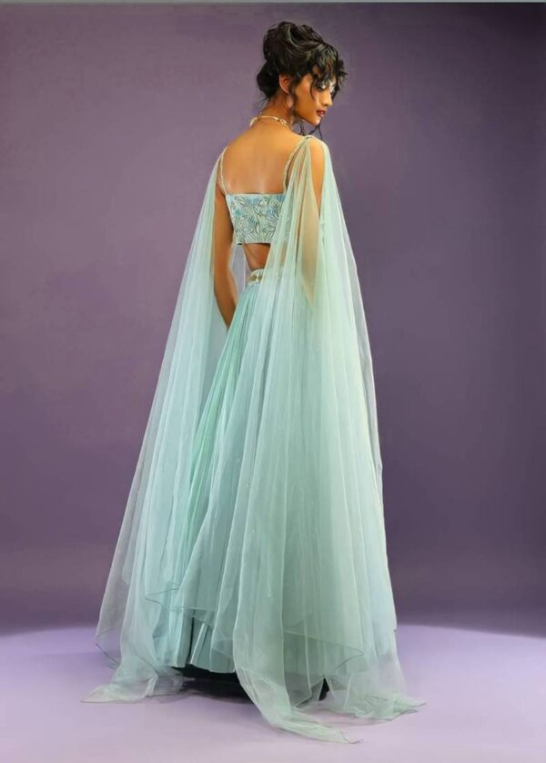 Jf 395 Faux Georgette Designer Lehenga Choli Collection - Image 5
