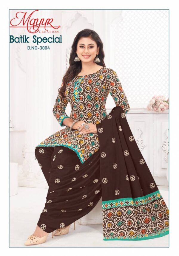 Mayur Batik Special Vol 30 Cotton Printed Dress Material Collection - Image 3