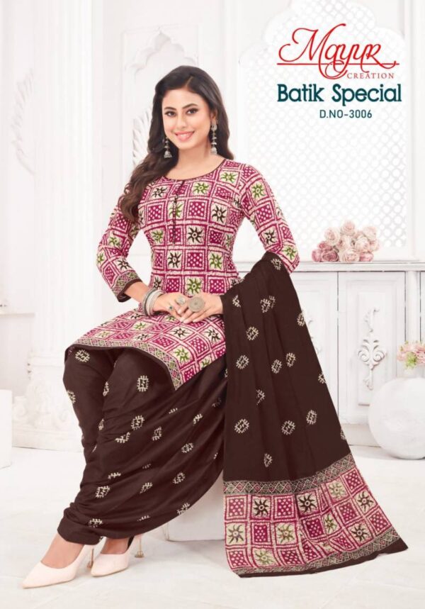 Mayur Batik Special Vol 30 Cotton Printed Dress Material Collection - Image 2