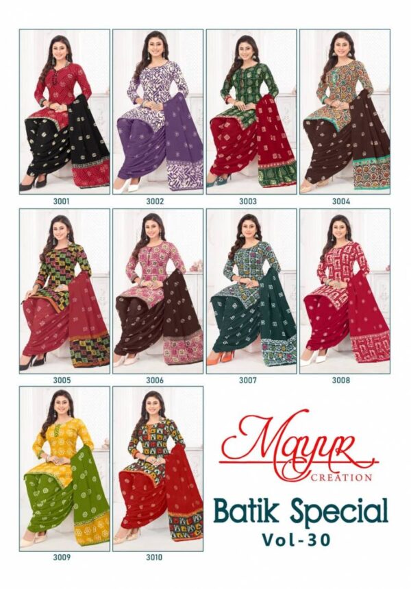 Mayur Batik Special Vol 30 Cotton Printed Dress Material Collection - Image 12