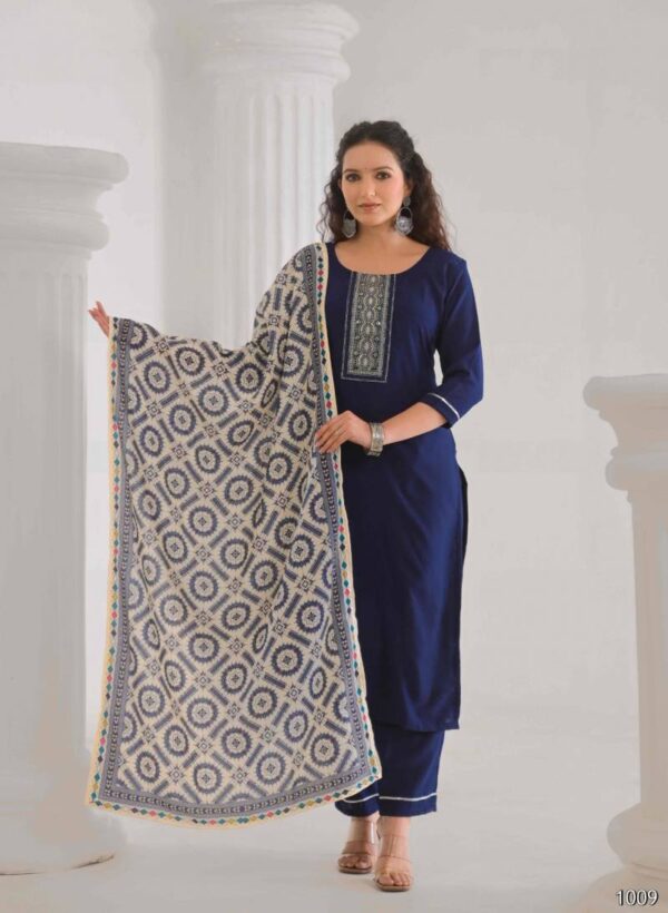 Rashmika Vol 1 Viscose Embroidered Stylish Kurts Sets Collection - Image 2