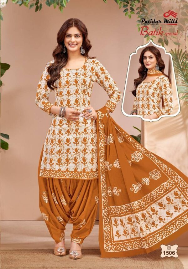 Patidar Batik Special Vol 15 Cotton Dress Material Collection - Image 4