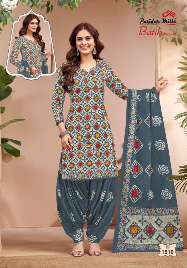 Patidar Batik Special Vol 15 Cotton Dress Material Collection - Image 5