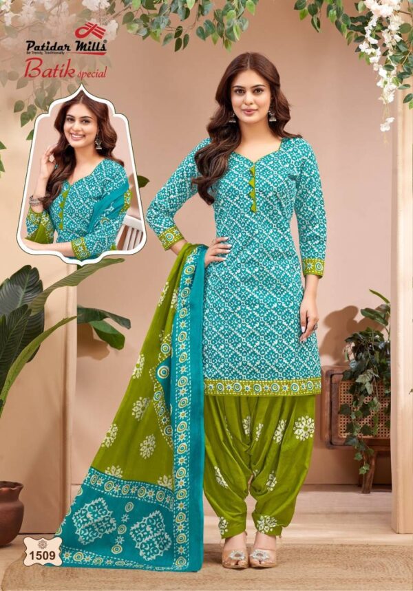 Patidar Batik Special Vol 15 Cotton Dress Material Collection - Image 6