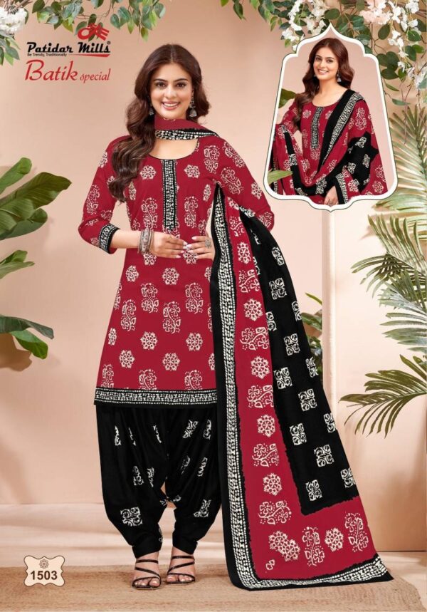 Patidar Batik Special Vol 15 Cotton Dress Material Collection - Image 8