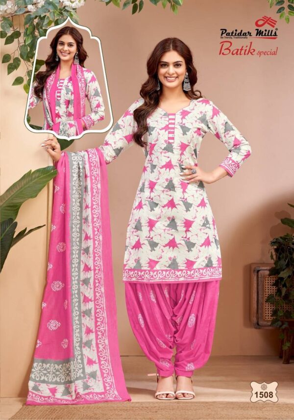 Patidar Batik Special Vol 15 Cotton Dress Material Collection - Image 10