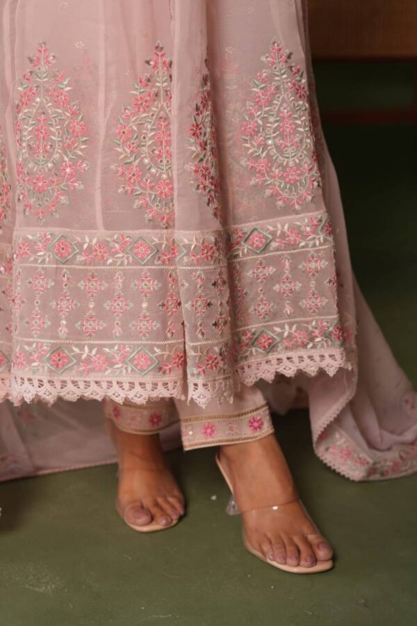Tanyaa P 118 Designer Organza Anarkali Style Kurta Sets Collection - Image 4