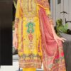Vitara Mehar Chinon Digital Printed Kurti Bottom With Dupatta