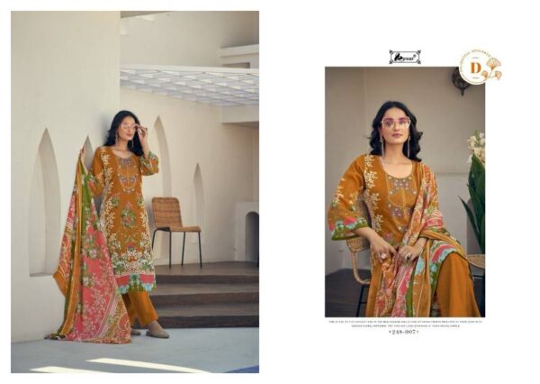 Kesar Naira Vol 101 Lawn Cotton Digital Printed Dress Material - Image 4