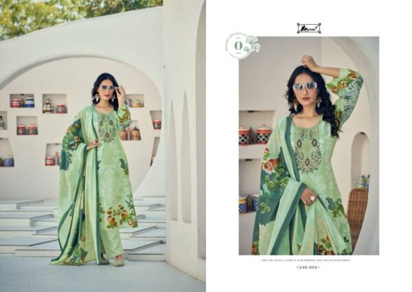 Kesar Naira Vol 101 Lawn Cotton Digital Printed Dress Material - Image 6