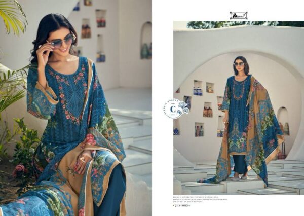 Kesar Naira Vol 101 Lawn Cotton Digital Printed Dress Material - Image 8
