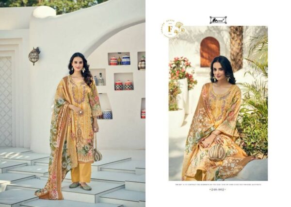 Kesar Naira Vol 101 Lawn Cotton Digital Printed Dress Material - Image 3
