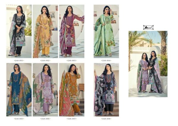 Kesar Naira Vol 101 Lawn Cotton Digital Printed Dress Material - Image 10
