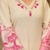 Tanyaa P 122 Cotton With Handwork Touchup Kurti Bottom With Dupatta - Image 3