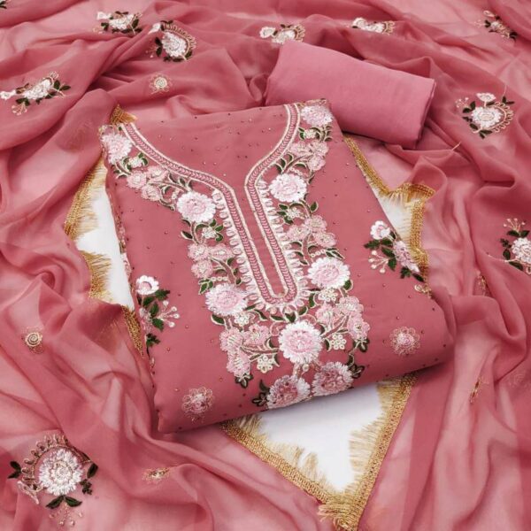 Georegette Special 11 Beautiful Georgette Dress Material Collection Wholesale Catalog