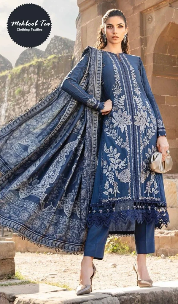 Mehboob Tex 1583 And 1584 Cotton Dupatta Pakistani Salwar Suits