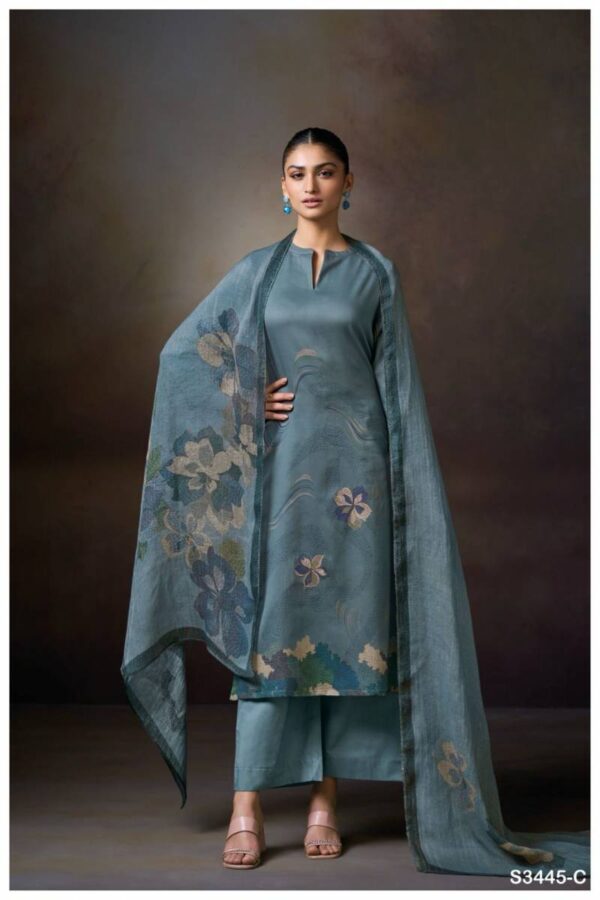 Ganga Macie Cotton Dobby Printed Embroidered Salwar Suit Collection Exporter - Image 2