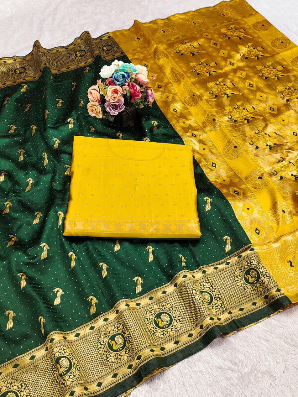 Meera 276 Wedding Wear Paithani Silk Saree Collection - Image 6