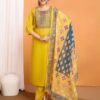 Navya Kurti 71 Roman Silk Embroidered Kurta Sets Collection Wholesale Catalog Exporter - Image 2
