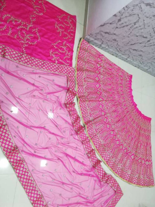 Jf 399 Designer Silk Embroidered Lehenga Choli Collection Catalog Exporter - Image 4