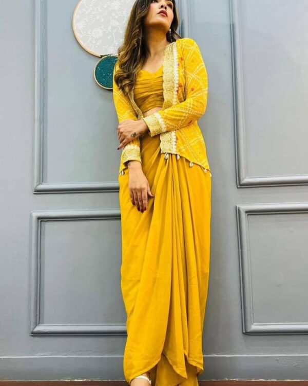 Bt 7080 Beautiful Georgettte Party Wear Suits Collection Exporter - Image 3
