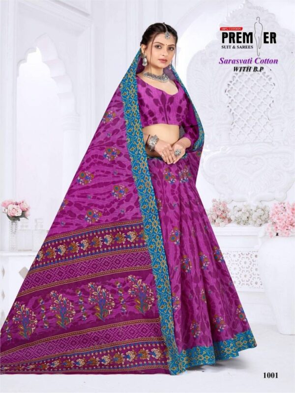 Premier Sarasvati Vol 1 Casual Wear Cotton Saree Collection - Image 3