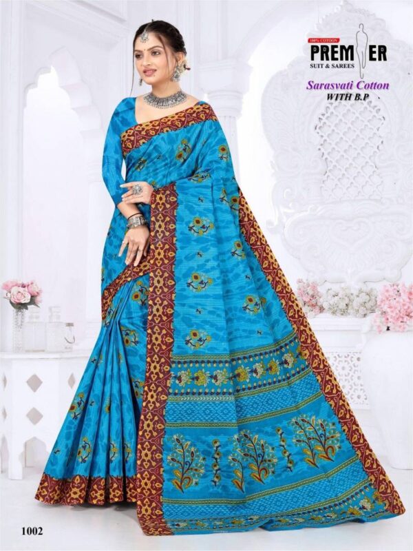 Premier Sarasvati Vol 1 Casual Wear Cotton Saree Collection - Image 4