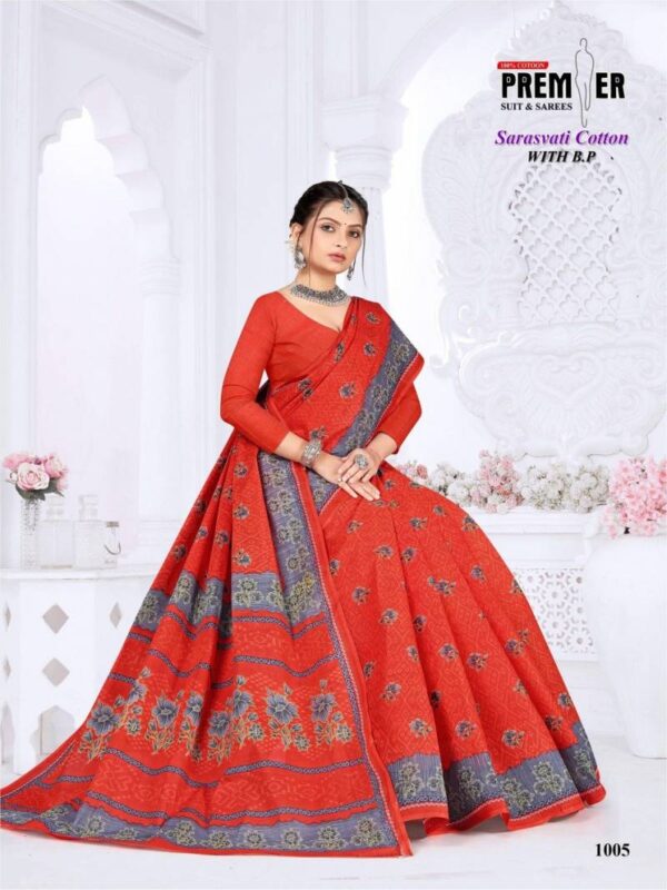 Premier Sarasvati Vol 1 Casual Wear Cotton Saree Collection - Image 5