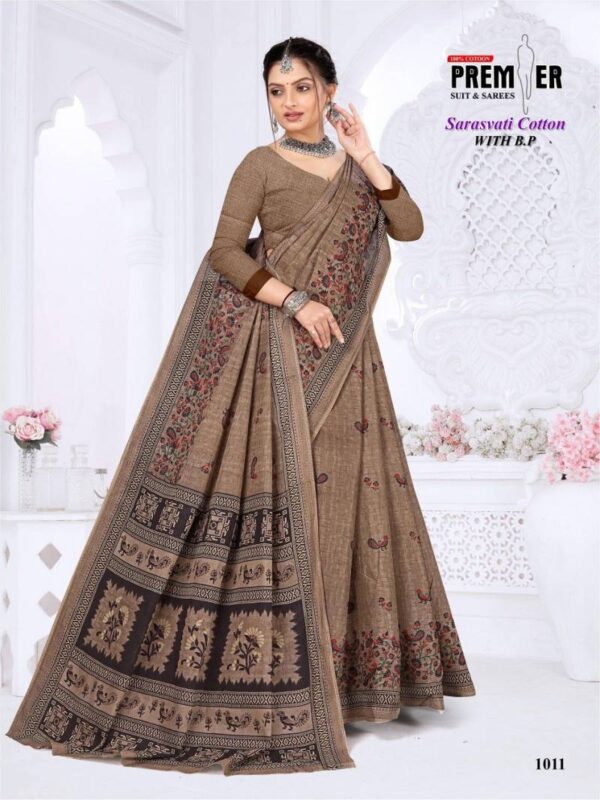Premier Sarasvati Vol 1 Casual Wear Cotton Saree Collection - Image 13