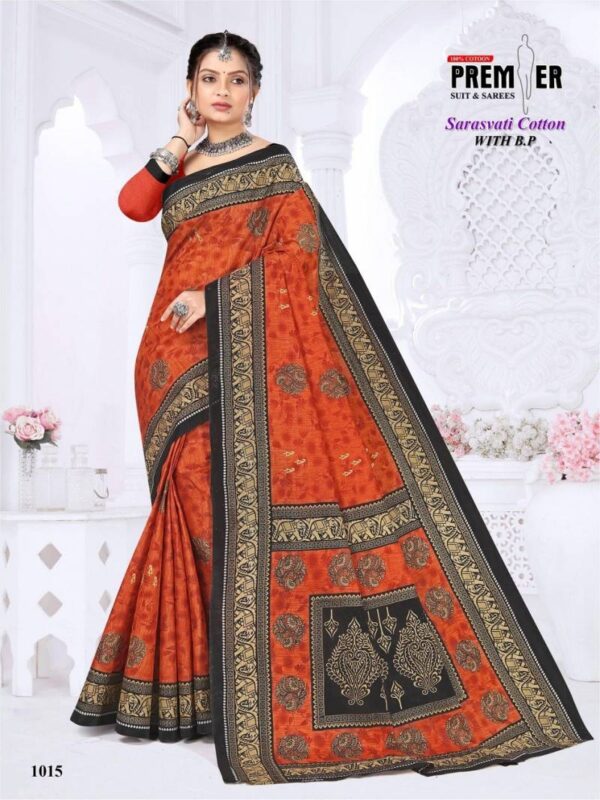 Premier Sarasvati Vol 1 Casual Wear Cotton Saree Collection - Image 14