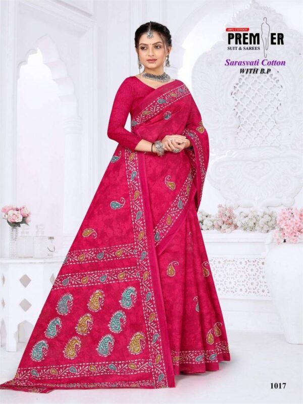 Premier Sarasvati Vol 1 Casual Wear Cotton Saree Collection - Image 17