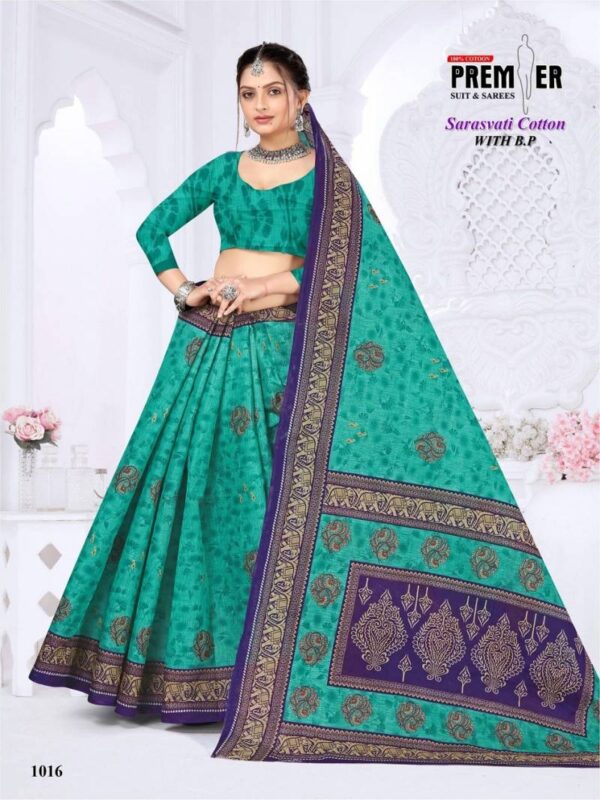 Premier Sarasvati Vol 1 Casual Wear Cotton Saree Collection - Image 18